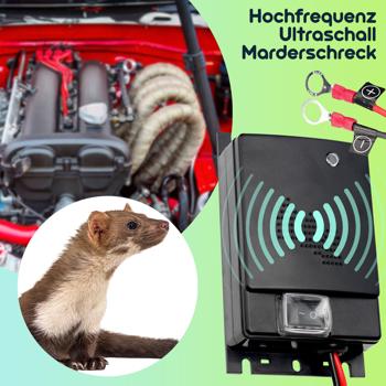 Preview: Hochfrequenz Ultraschall Marderschreck (12V): Effektive Auto-Marderabwehr mit 12-45kHz & 70dB. Zuverlässiger Schutz für Ihr Fahrzeug