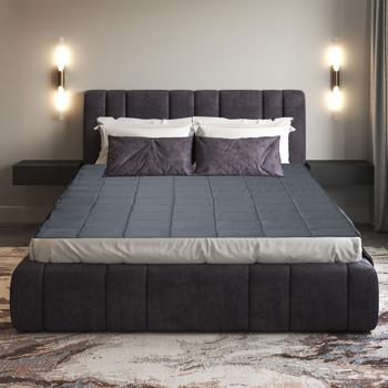 Preview: Couverture lestée confortable 7 kg – relaxation profonde, sommeil réparateur, réduction stress-anxiété – 150x200cm - coton premium respirant