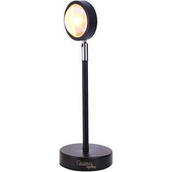 Preview: Lampe Coucher de Soleil LED - Lumière Romantique & Ambiance Magique - Tête Pivotante 180°, USB, Aluminium, 10W - Décoration & Photos
