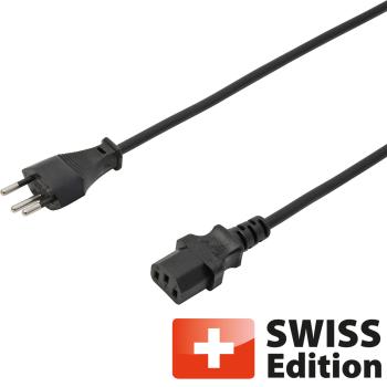 Preview: Cavo dell‘apparecchio spina IEC TD 3x 1,0 mm nero, 3 metri