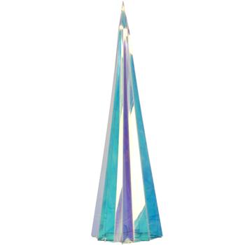 Preview: Piramide luminosa a LED arcobaleno, 50 micro LED, gioco di luce decorativo e colorato come luce notturna o illuminazione per feste