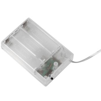 Preview: Piramide luminosa a LED arcobaleno, 50 micro LED, gioco di luce decorativo e colorato come luce notturna o illuminazione per feste