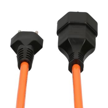 Preview: Netzkabel Verlängerung EPR / PUR 3x 1,5mm 5 Meter Swiss T12/ T13