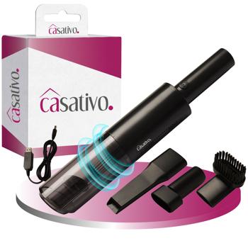 Preview: Modern professional cordless handheld vacuum cleaner with HEPA filter, bagless, powerful 6000 Pa, 120 W, USB for home, office, car