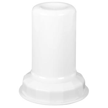 Preview: Lampe LED à effet flamme comme alternative sûre à la bougie – Lumière blanc chaud, Ø 7,5 x 9,5 cm – Idéale pour l‘ambiance de l‘Avent, les lanternes et photophores – Fonctionne à piles