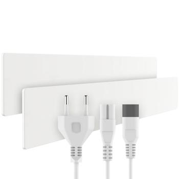 Preview: Set antimuffa efficace con elemento base e modulo di estensione - antimuffa, bianco con innovativa piastra riscaldante in ceramica per pareti asciutte