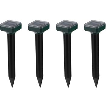 Preview: Solar Mole Repeller, 4 pieces, height 25 cm