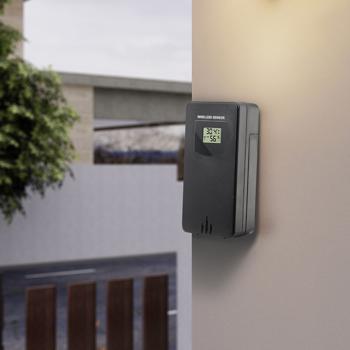 Preview: Station Météo Connectée Wi-Fi - Capteur Extérieur, Prévisions 5 Jours, Appli Gratuite - Thermomètre, Hygromètre, Baromètre, Écran Couleur XL