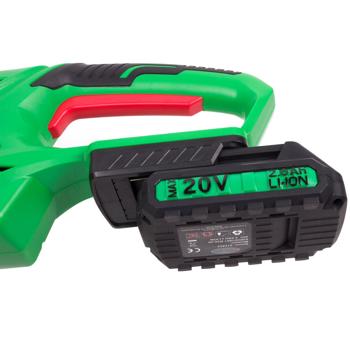 Preview: Powerful cordless hedge trimmer, 20V, 2000mA, robust hardened steel blade and 51 cm length, for trimming hedges and shrubs