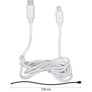 Preview: USB type C to Lightning charging cable 1.2 m Preview: USB type C to Lightning charging cable 1.2 m