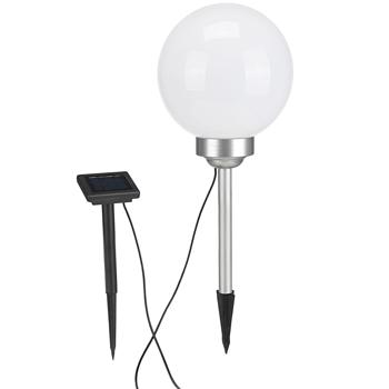 Preview: set di 3 lampade a globo da giardino con motivo luminoso mobile, incl. modulo solare, Ø 20 cm