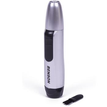 Preview: Nasen- & Augenbrauentrimmer - Präzise Haarentfernung für Nase, Ohren, Augenbrauen - Kabelloser Batteriebetrieb - Inkl. Schutzkappe & Reinigungsbürste