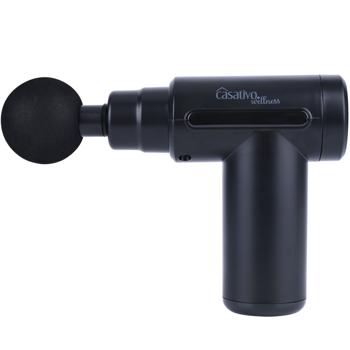 Preview: Compact hand massage gun, massage gun with rechargeable battery and 4 attachments, USB-C, 25 W, massager for relaxed muscles