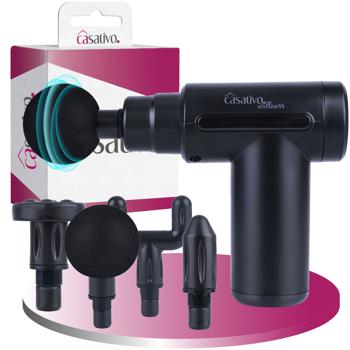 Preview: Pistolet de massage sans fil – compact, 4 embouts, USB-C, 25 W – appareil de massage pour détendre les muscles