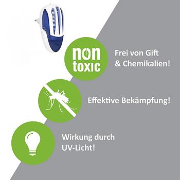 Preview: Killer di mosche e zanzare con luce UV