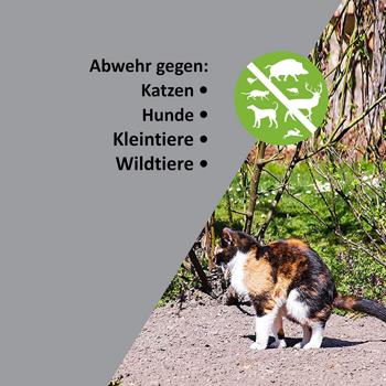 Preview: Effektiver Tierschreck mit Ultraschall & PIR Bewegungssensor – Schützt vor Hunden, Katzen, Wildtieren, für Garten, Garage, Dachboden