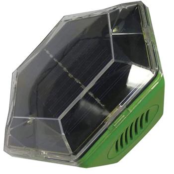 Preview: Deterrente protettivo 2 in 1 per uccelli a ultrasuoni e segnale luminoso, copre 100 - 150 m², indipendente grazie alla cella solare e alle batterie ricaricabili, IP43