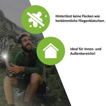 YOUBST Elektrische Fliegenklatsche 5000V, Extra Stark Fliegenklatsche Elektrisch, 2 In 1 USB Typ - Foto 6