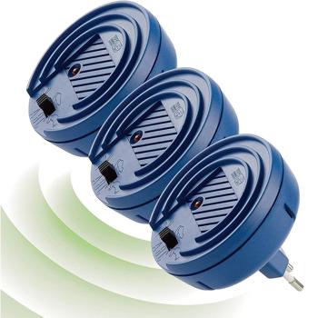 Preview: Repellente per animali a ultrasuoni, funzionamento a spina, con 3 frequenze personalizzabili. Efficace contro topi, martore e insetti. Sicuro e rispettoso degli animali