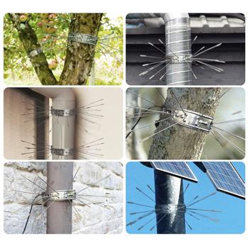 Preview: Reliable marten repellent belt (pack of 2) - Keeps martens away from rain pipes and trees - Effective protection against damage