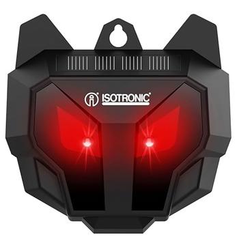 Preview: 2-piece wildlife deterrent set against wild animals with blinking LEDs at night, solar-powered