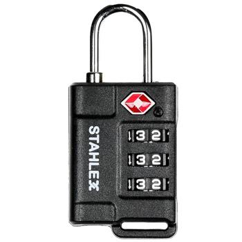 Preview: set of 3 TSA luggage locks with 3-digit numerical code