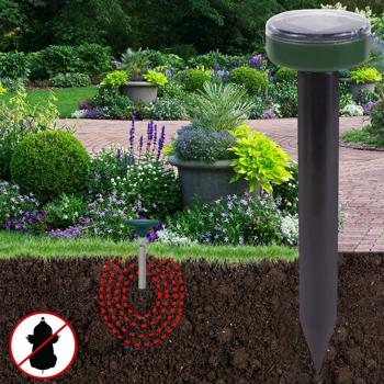 Preview: set of 4 solar mole repellers, Ø 6 x 25.5 cm