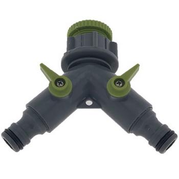 Preview: 3-piece set of 2-way valves for taps 1/2 - 3/4““