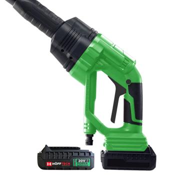 Preview: Effektiver Akku-Hochdruckreiniger, 20V, 0-22 bar, mit zusätzlichem Ersatzakku - völlig unabhängig von Strom- & Wasseranschluss