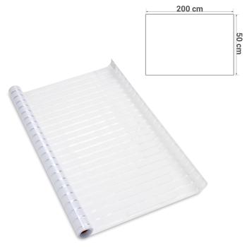 Preview: Frosted glass film, striped look, premium privacy-blocking film, static cling, 50 x 200 cm