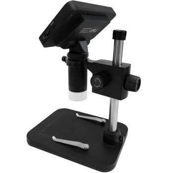 Preview: Microscope Numérique Pro - Écran IPS 4.3" - 50x Grossissement - Connexion PC (Windows/MacOS) - Batterie 1800mAh - 8 LEDs - Photo/Vidéo 720p Preview: Microscope Numérique Pro - Écran IPS 4.3