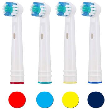 Preview: 8 x replacement brushes suitable for many Oral-B®** electric toothbrushes***
