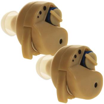 Preview: Mini-amplificateurs d’écoute (Lot de 2) - Discrets & Simples - Amplifie sons quotidiens - Kit complet avec brosse, piles & embouts - 6.5x5x1 cm - Idéal réunions, théâtre