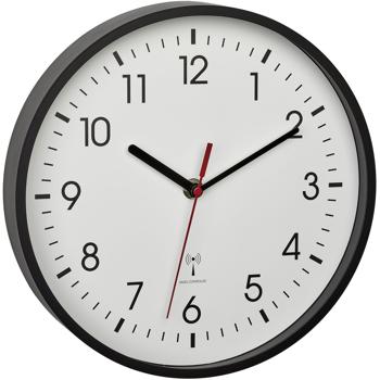 Preview: Horloge Murale Radio Classique - Design Intemporel & Cadran Bien Lisible - Mouvement Précis - Ø 24,5cm - Blanc/Noir - Idéale Maison & Bureau Preview: Horloge Murale Radio Classique - Design Intemporel & Cadran Bien Lisible - Mouvement Précis - Ø 24,5cm - Blanc/Noir - Idéale Maison & Bureau