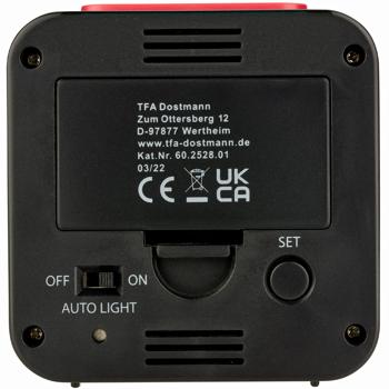 Preview: Präziser Digitaler Funkwecker (schwarz) mit Thermometer, Datum & 2 Weckzeiten – Zuverlässige Zeitmessung & umfassende Informationen auf einen Blick Preview: Präziser Digitaler Funkwecker (schwarz) mit Thermometer, Datum & 2 Weckzeiten – Zuverlässige Zeitmessung & umfassende Informationen auf einen Blick