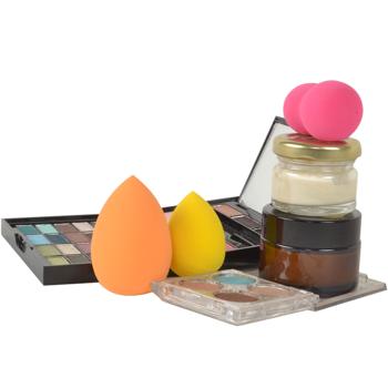 Preview: Éponges de Maquillage - 18 Pcs - 3 Formes Différentes - Pour Crème, Poudre & Highlighter - Facile à Nettoyer - Doux & Élastique