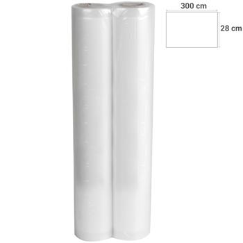 Preview: Folienrollen für Vakuumiergerät - 2er-Set 28 cm Breite - Optimales Vakuum für länger haltbare Lebensmittel - Schutz vor Gefrierbrand - 2x 300 cm Preview: Folienrollen für Vakuumiergerät - 2er-Set 28 cm Breite - Optimales Vakuum für länger haltbare Lebensmittel - Schutz vor Gefrierbrand - 2x 300 cm