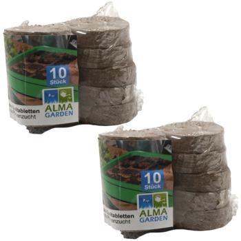 Preview: Set of 20 coconut coir pellets for plant propagation, biodegradable