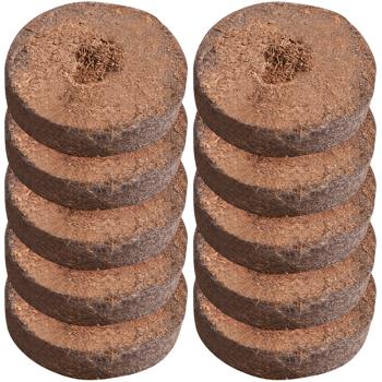 Preview: Set of 20 coconut coir pellets for plant propagation, biodegradable