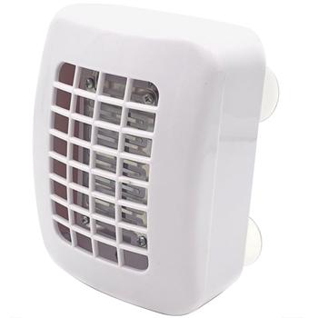 Preview: 2er-Set Solar Insektenvernichter - Schutz vor Mücken, Moskitos & Fliegen für ruhigen Schlaf - mit Saugnäpfen für Fenster - 10,5 cm weiss