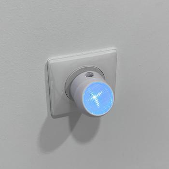 Preview: 2er-Set LED-Nachtlicht mit Dämmmerungssensor, drehbar