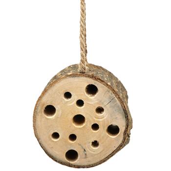 Preview: Insect hotel to hang up, approx. 10 x 9 cm