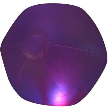 Preview: Ballon d‘Eau LED Lumineux et Transparent - Effet de Lumière Changeant - Idéal Piscine, Plage, Lac, Jeux d‘Eau - Ø 20 cm - Piles LR41 Incluses