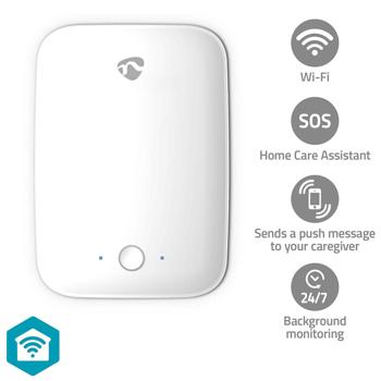 Preview: Intelligenter Sturzmelder für Senioren – Wi-Fi Sensor mit Sturzalarm, Erinnerungsfunktion & App, erkennt nächtliches Wandern & Einbruch