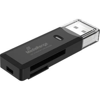 Preview: Lecteur de cartes USB 3.0/2.0 - Lecture/écriture SD, SDHC, SDXC, MMC, Mini-SD - Transfert 5 Gbit/s - Plug & Play Windows, Linux, macOS - Noir