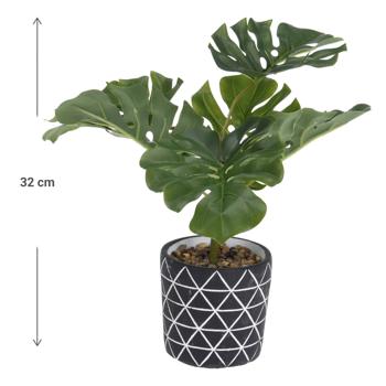 Preview: Artificial Monstera, 26 x 32 cm