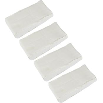 Preview: 4er-Set Ton, Naturton, selbsthärtend, je 500g, weiss