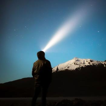 Preview: Lampada frontale con archetto flessibile e funzione zoom, IP44