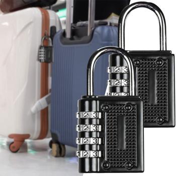jeu de 2 cadenas à combinaison pour bagages, armoires, casiers, etc