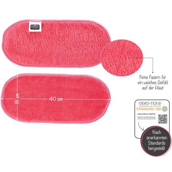 Preview: Fazzoletti cosmetici, set di 2, ovali, lavabili, OKEO-TEX® Standard 100